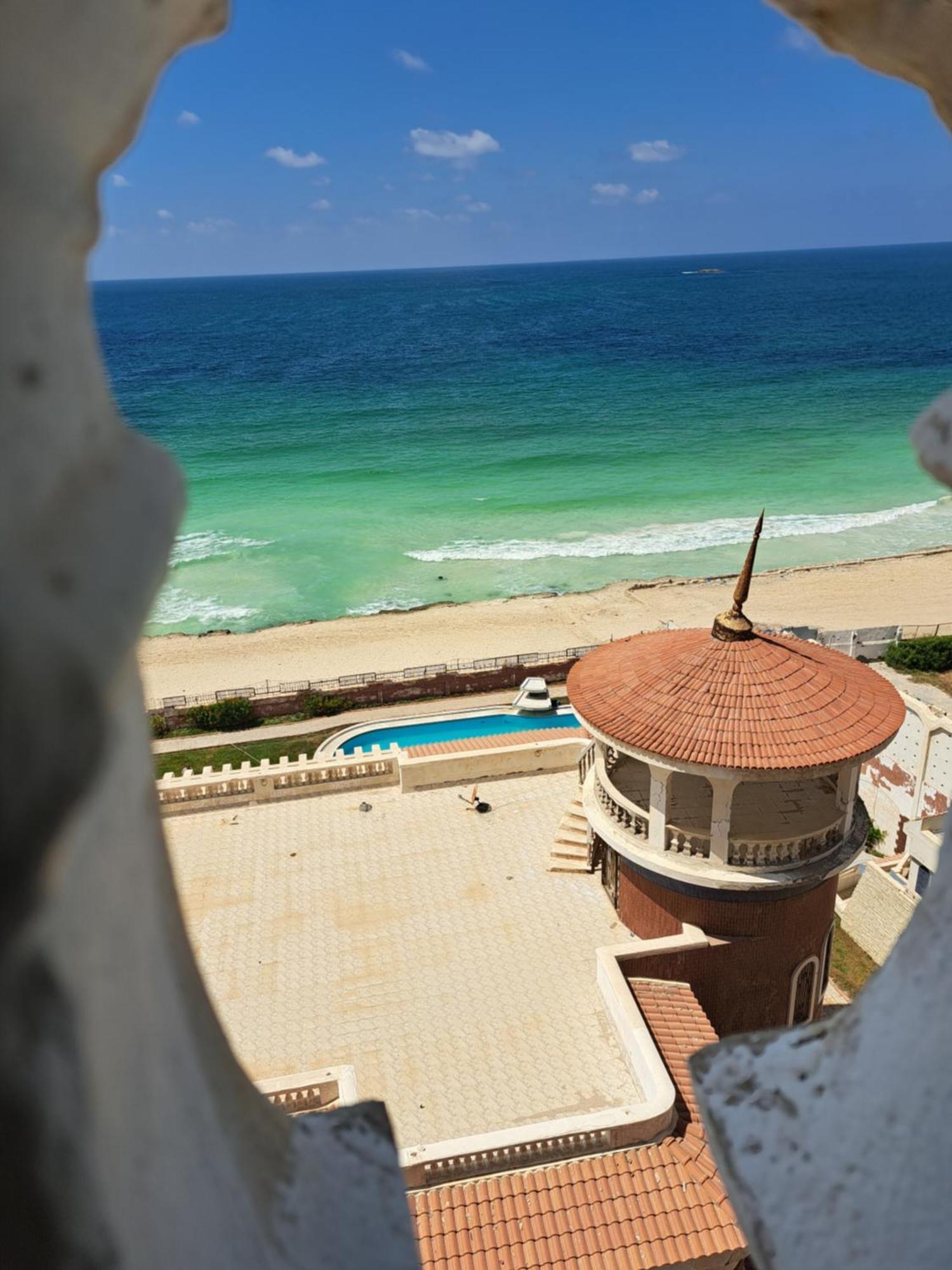 Panorama Apartment With A Charming Sea And Swimming Pool View Near Alexandria With Free Wifi شقة باطلالة ساحرة على البحر وحمام السباحة Exterior foto